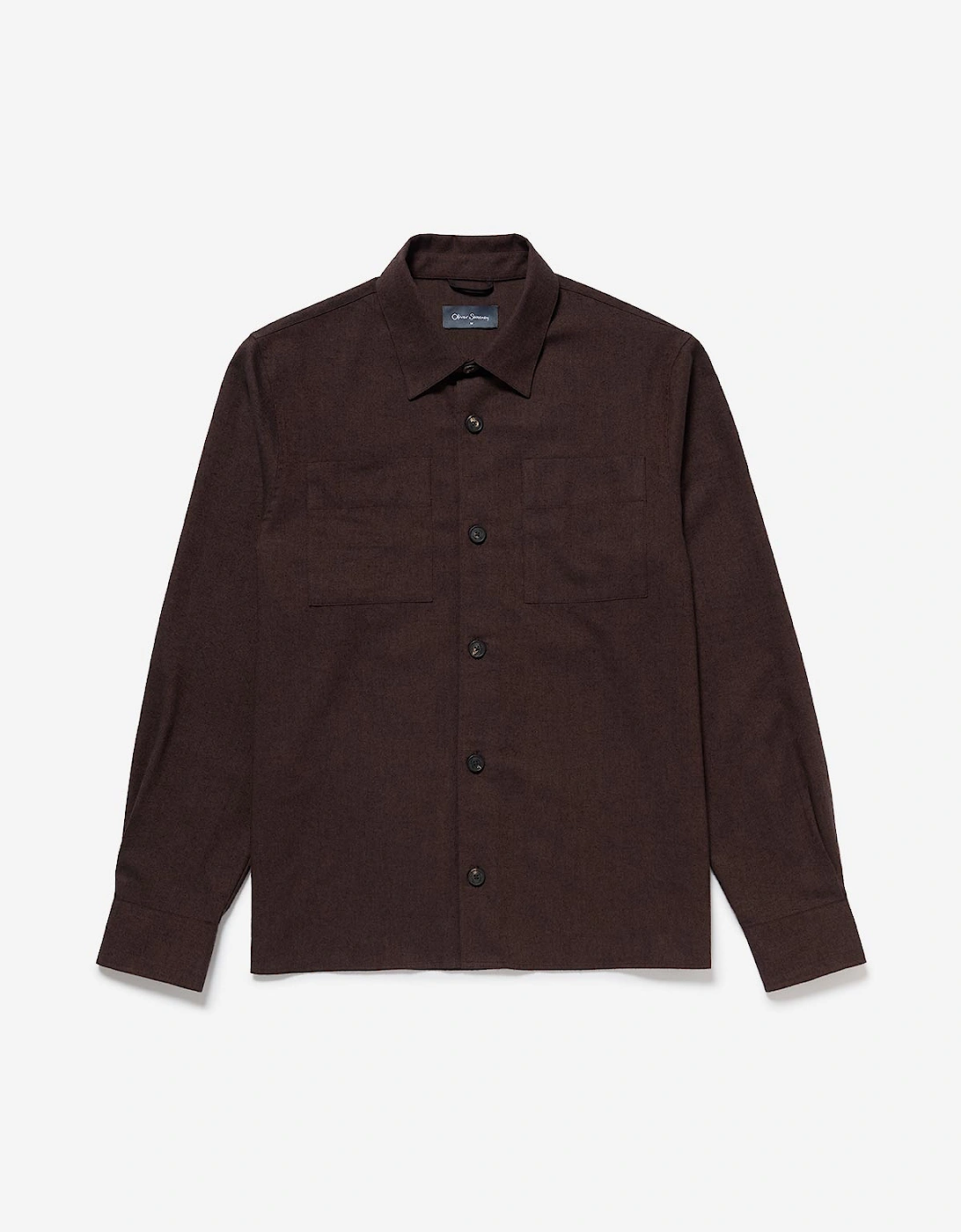 Oliver Sweeney Cotton/Wool Blend Overshirt