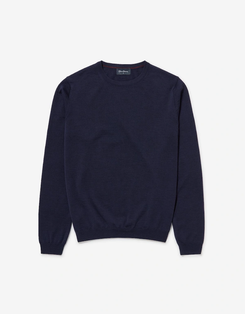 Oliver Sweeney Merino Wool Crew Neck Jumper