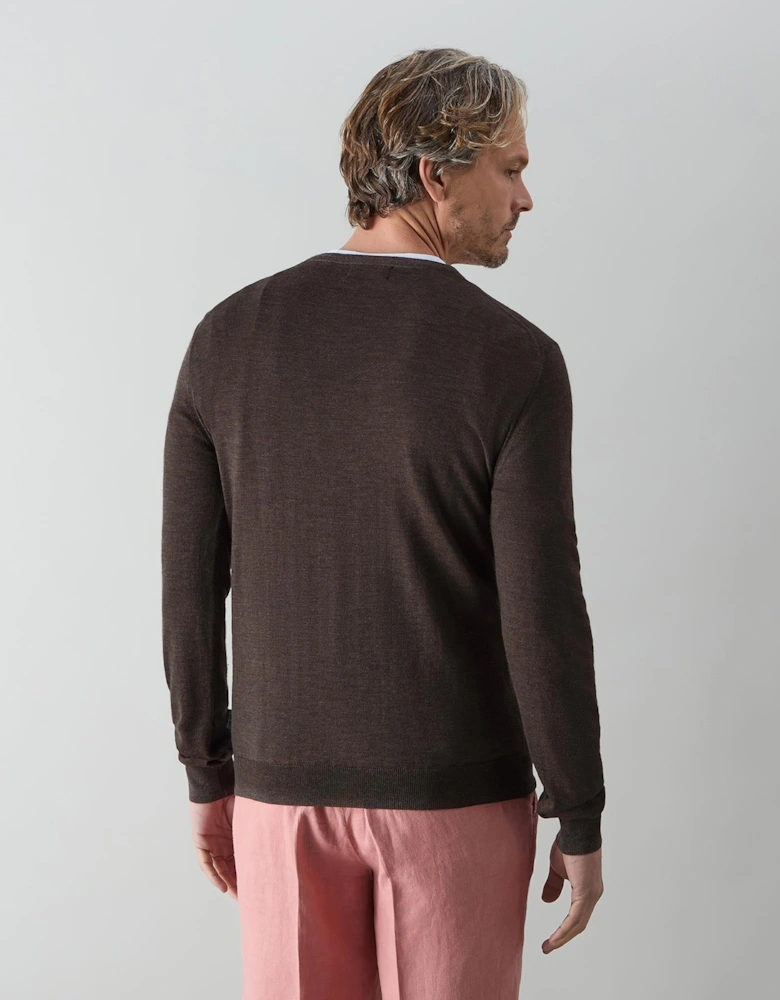 Oliver Sweeney Merino Wool Crew Neck Jumper