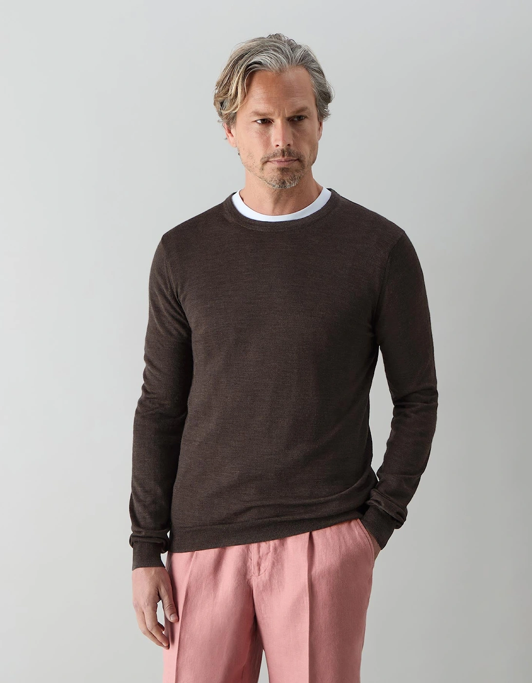 Oliver Sweeney Merino Wool Crew Neck Jumper