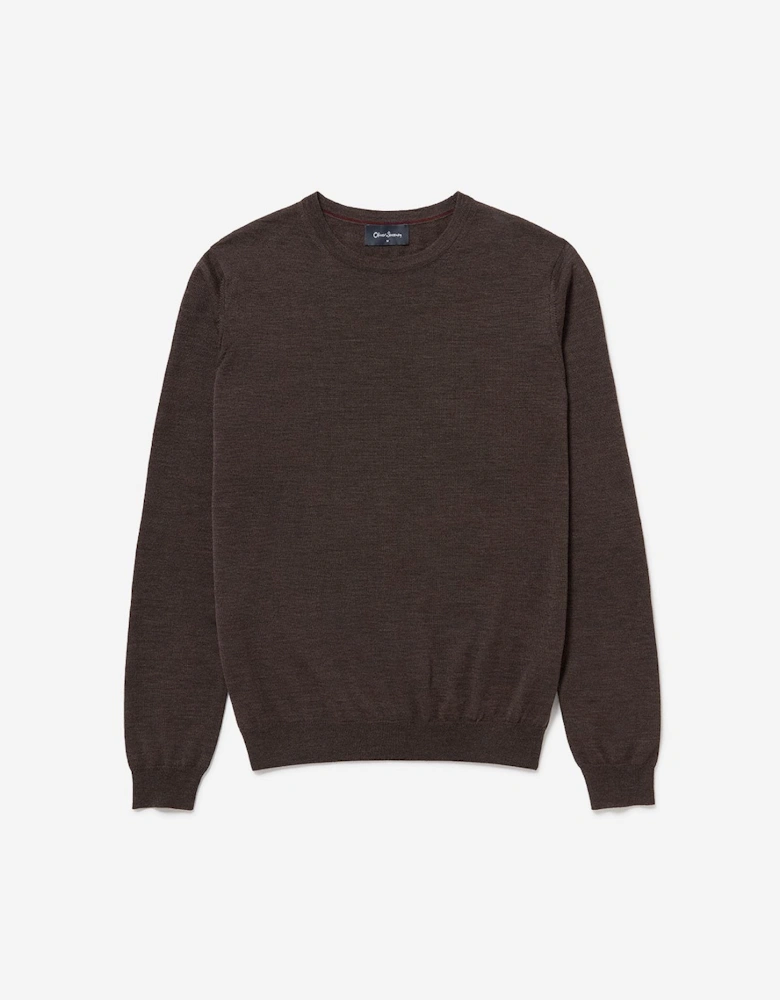 Oliver Sweeney Merino Wool Crew Neck Jumper