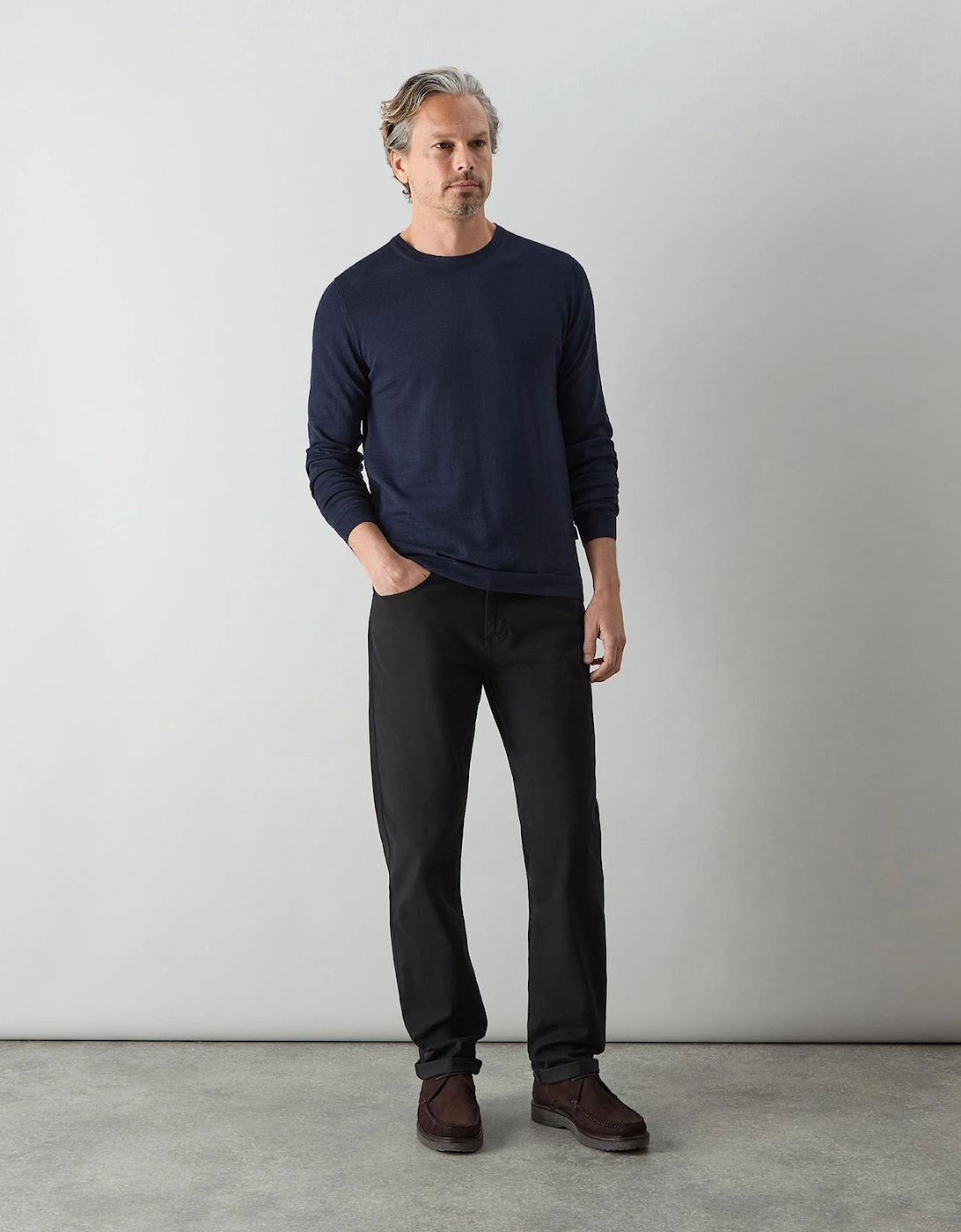 Oliver Sweeney Merino Wool Crew Neck Jumper