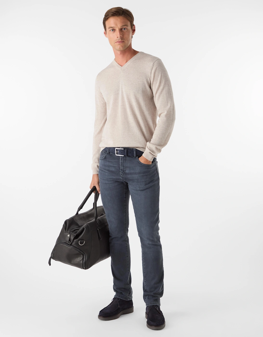 Oliver Sweeney Merino Wool V-Neck Jumper