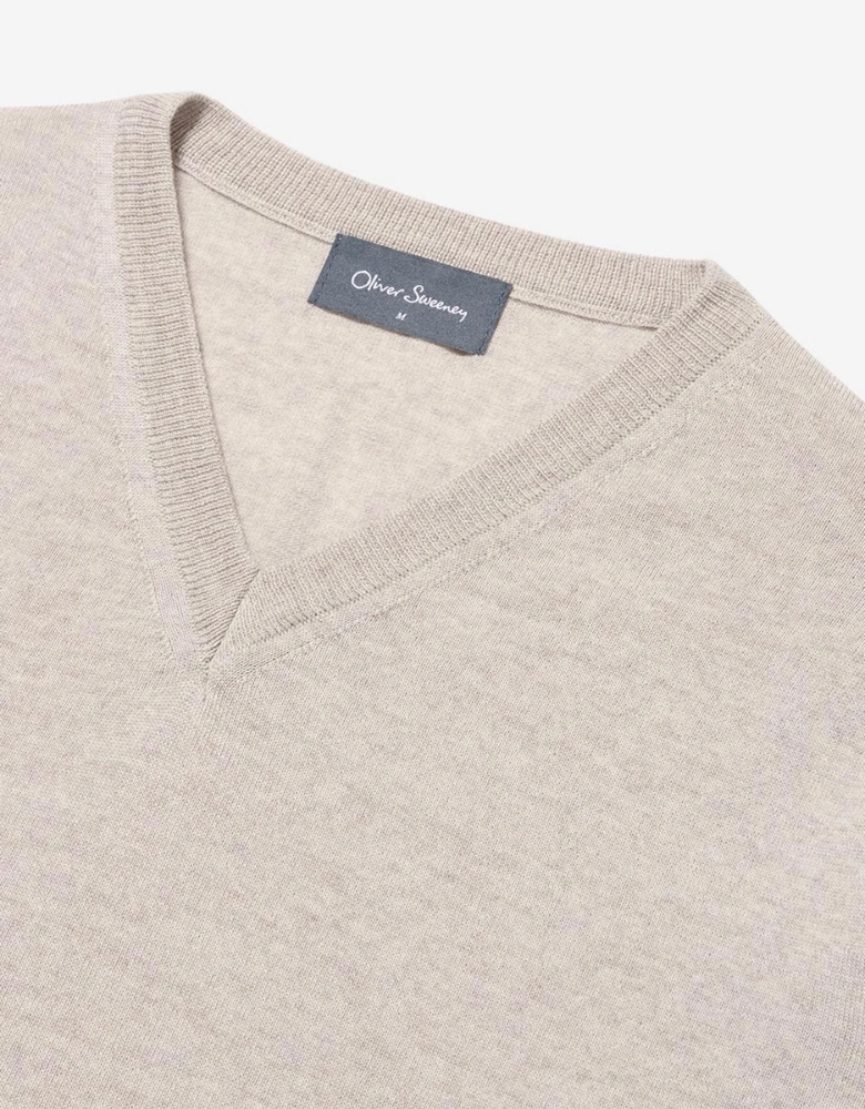 Oliver Sweeney Merino Wool V-Neck Jumper