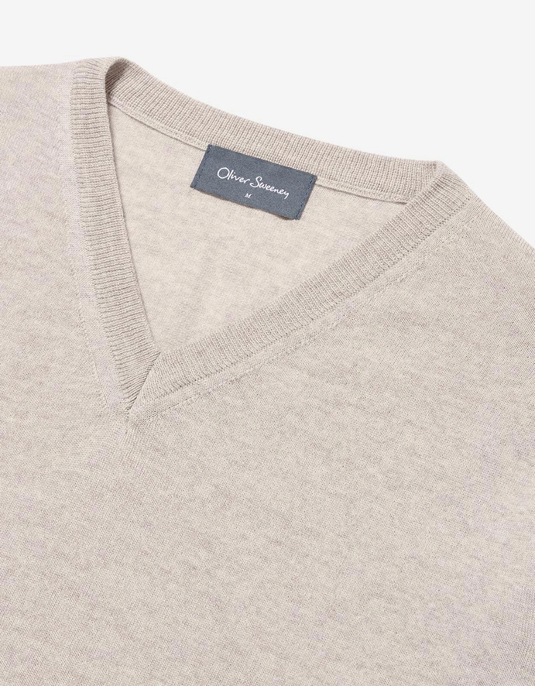Oliver Sweeney Merino Wool V-Neck Jumper