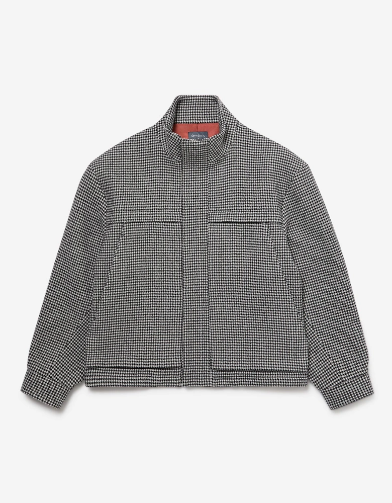 Oliver Sweeney Wool/Cashmere Blend Funnel-Neck Jacket