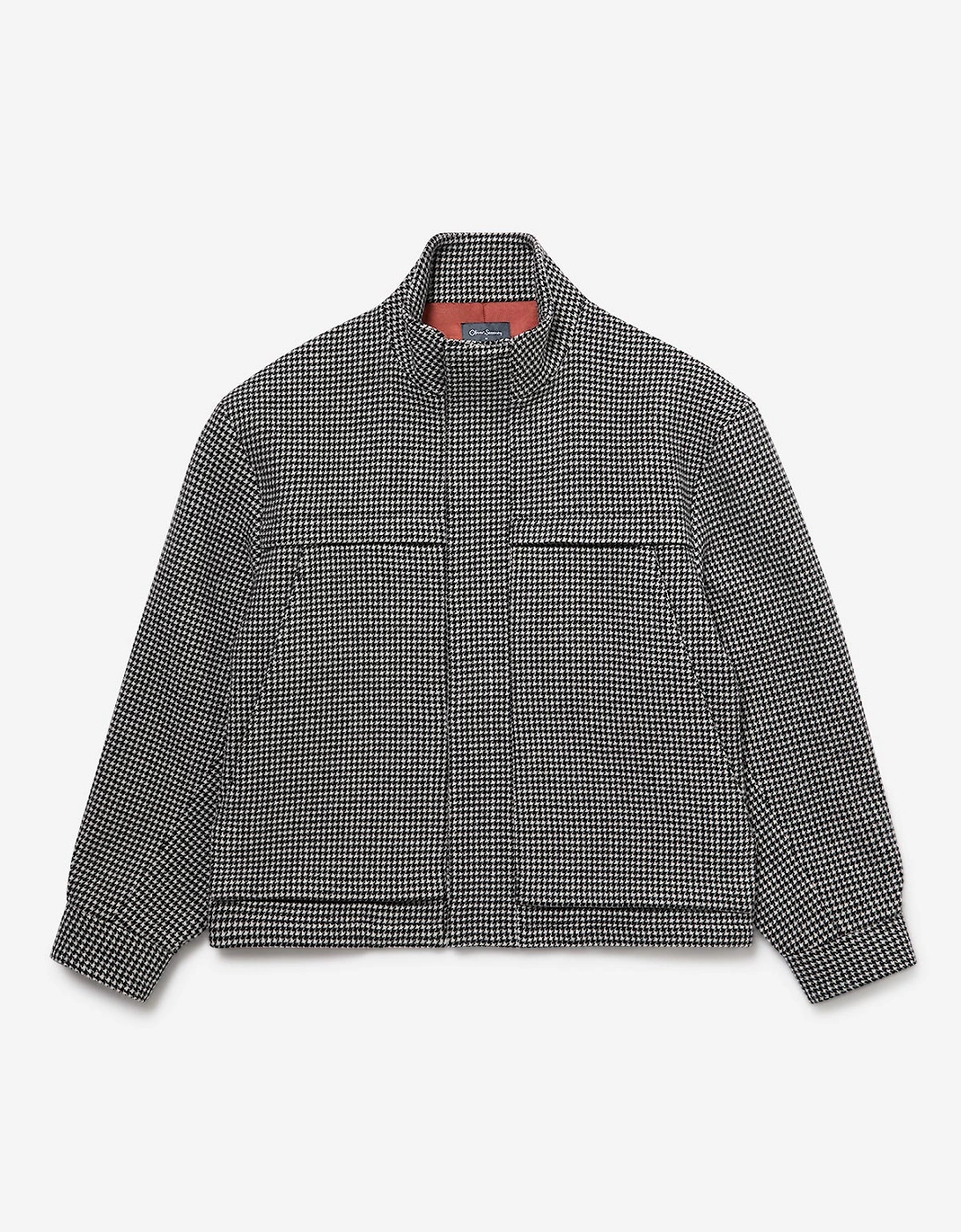 Oliver Sweeney Wool/Cashmere Blend Funnel-Neck Jacket