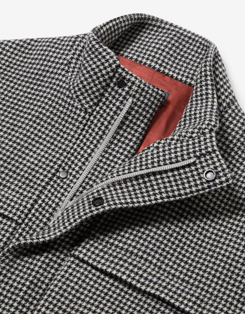Oliver Sweeney Wool/Cashmere Blend Funnel-Neck Jacket