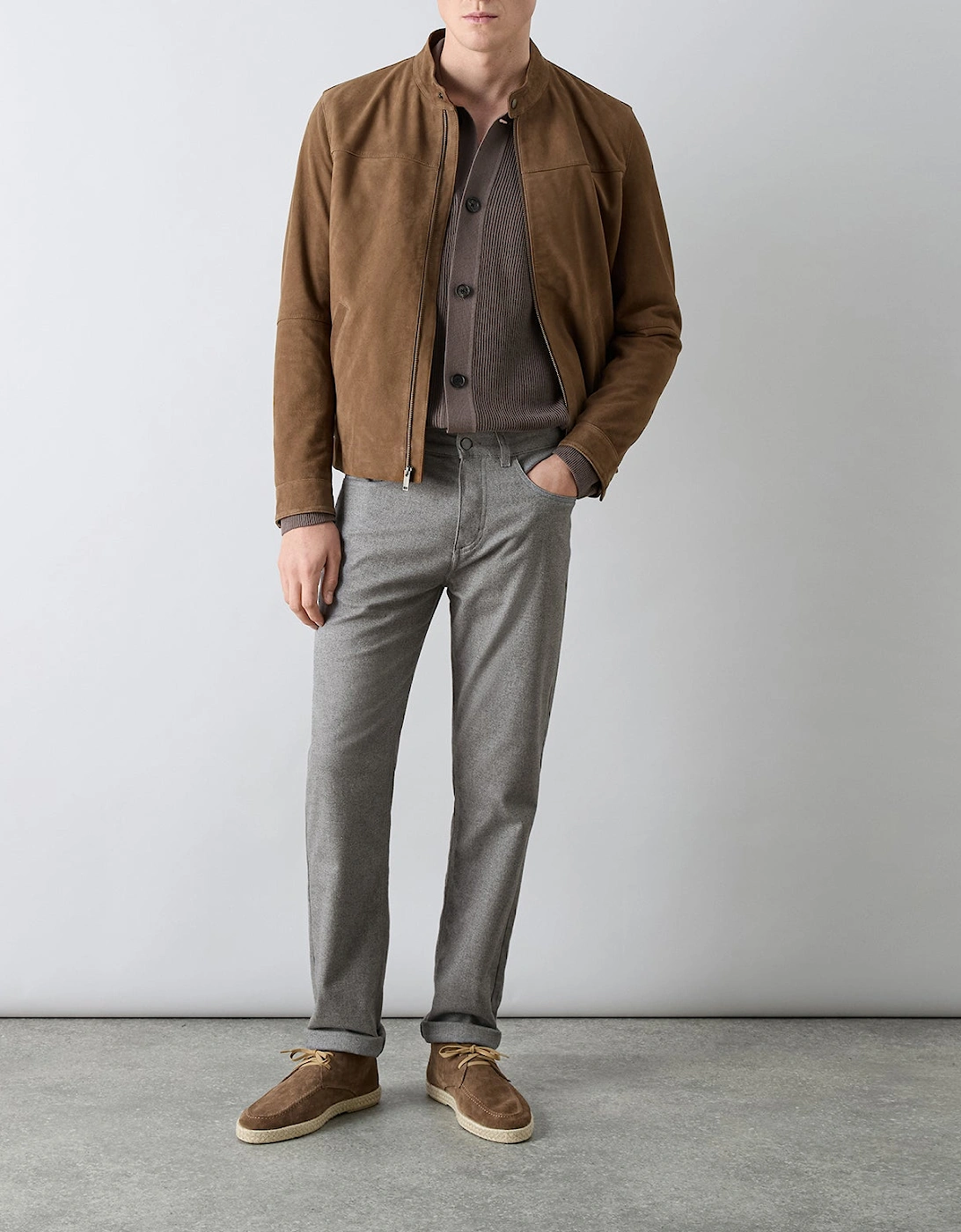Oliver Sweeney Brushed Cotton 5 Pocket Trousers