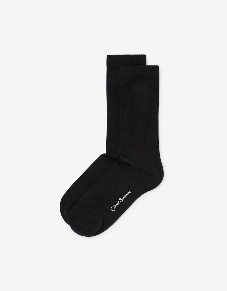 Oliver Sweeney Cotton Blend Ribbed Socks