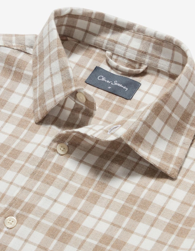 Oliver Sweeney Brushed Cotton Check Shirt
