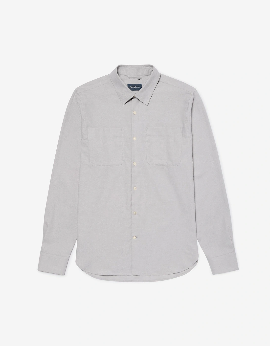 Oliver Sweeney Men's Oliver Sweeney Brushed Cotton Overshirt - Grey