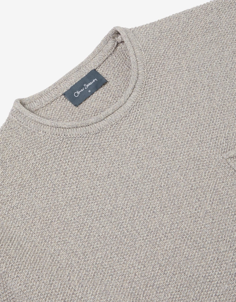 Oliver Sweeney Knitted Cotton Crew Neck Jumper