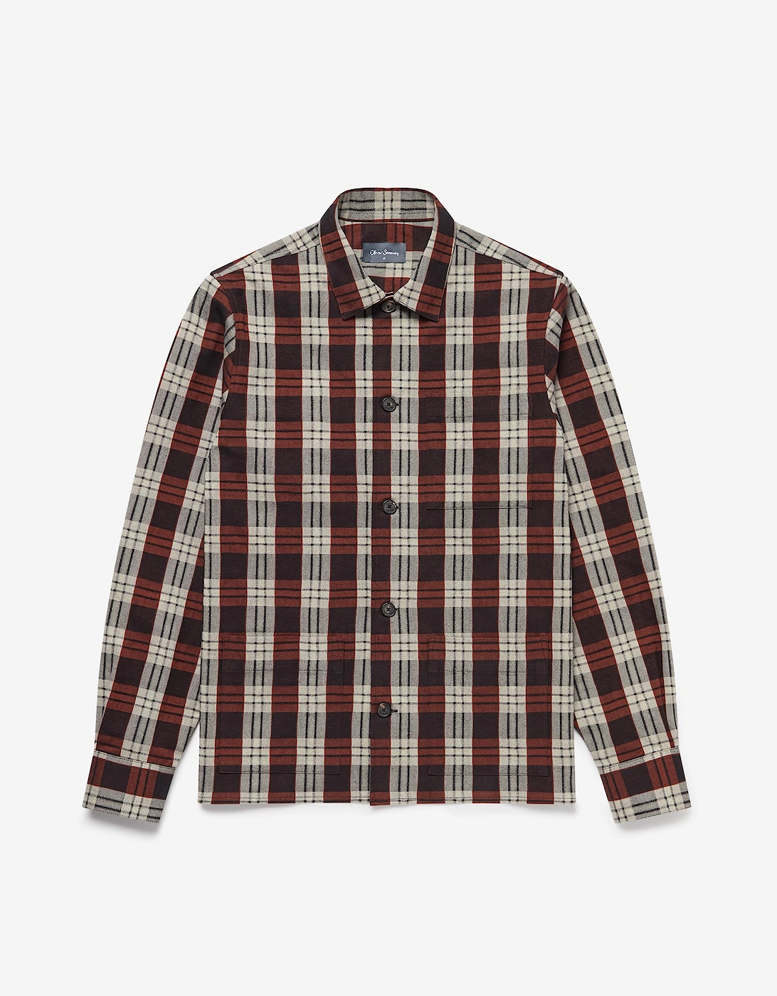 Oliver Sweeney Brushed Cotton Check Overshirt