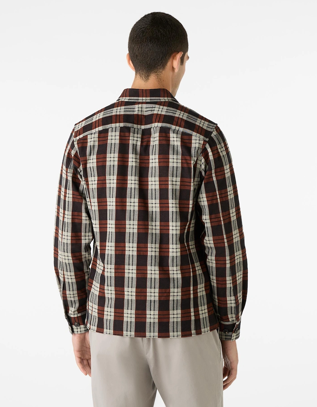 Oliver Sweeney Brushed Cotton Check Overshirt