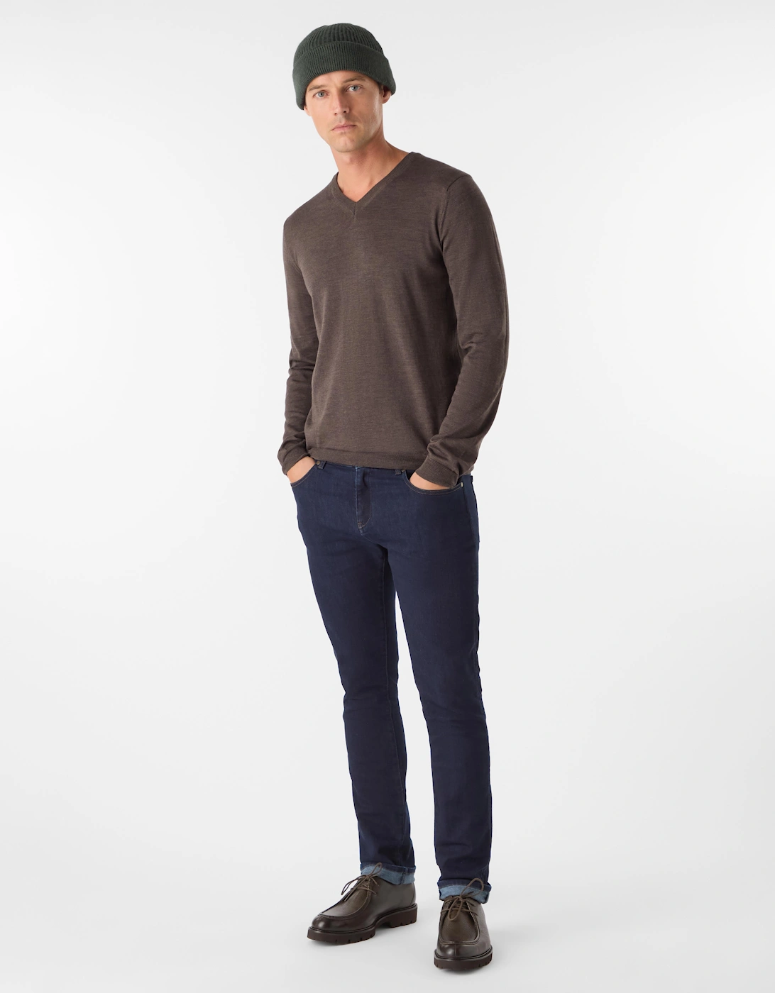 Oliver Sweeney Merino Wool V-Neck Jumper