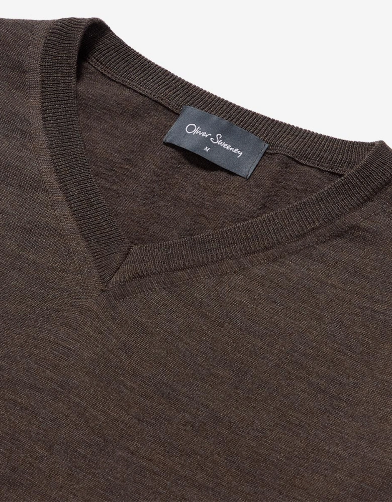 Oliver Sweeney Merino Wool V-Neck Jumper