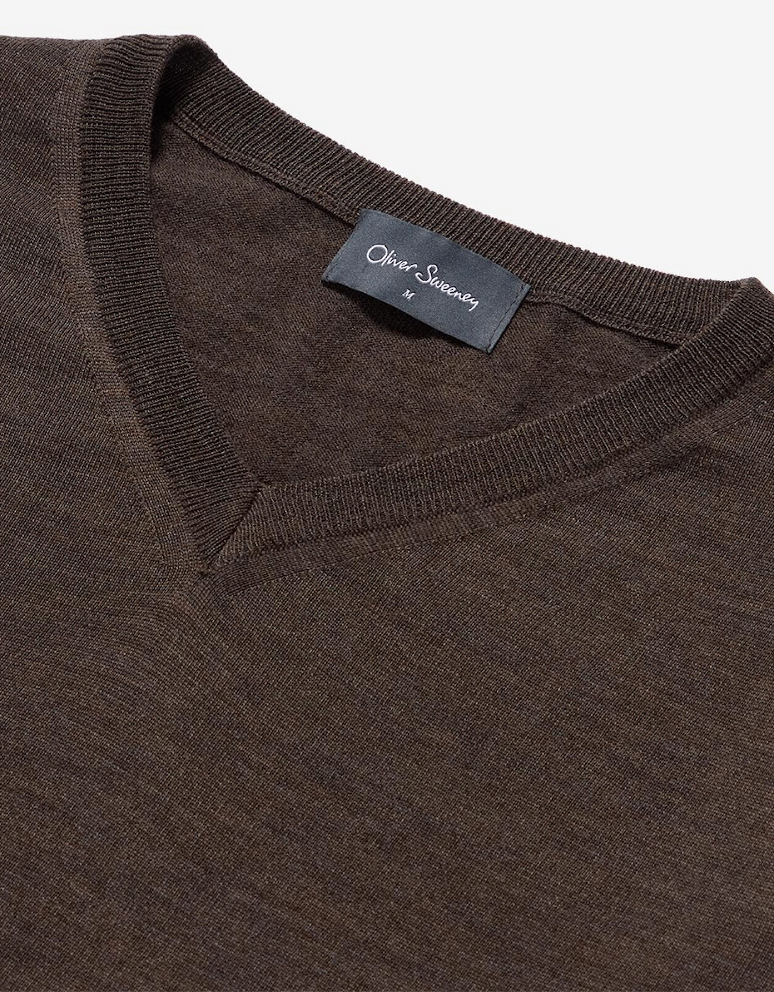 Oliver Sweeney Merino Wool V-Neck Jumper