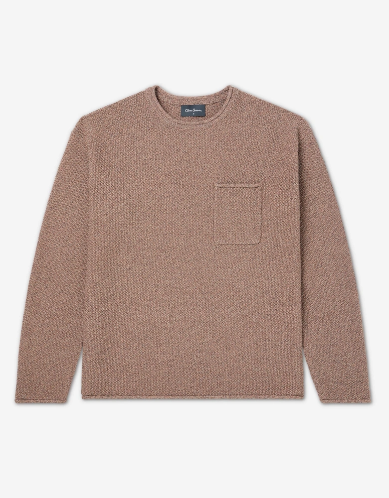 Oliver Sweeney Knitted Cotton Crew Neck Jumper