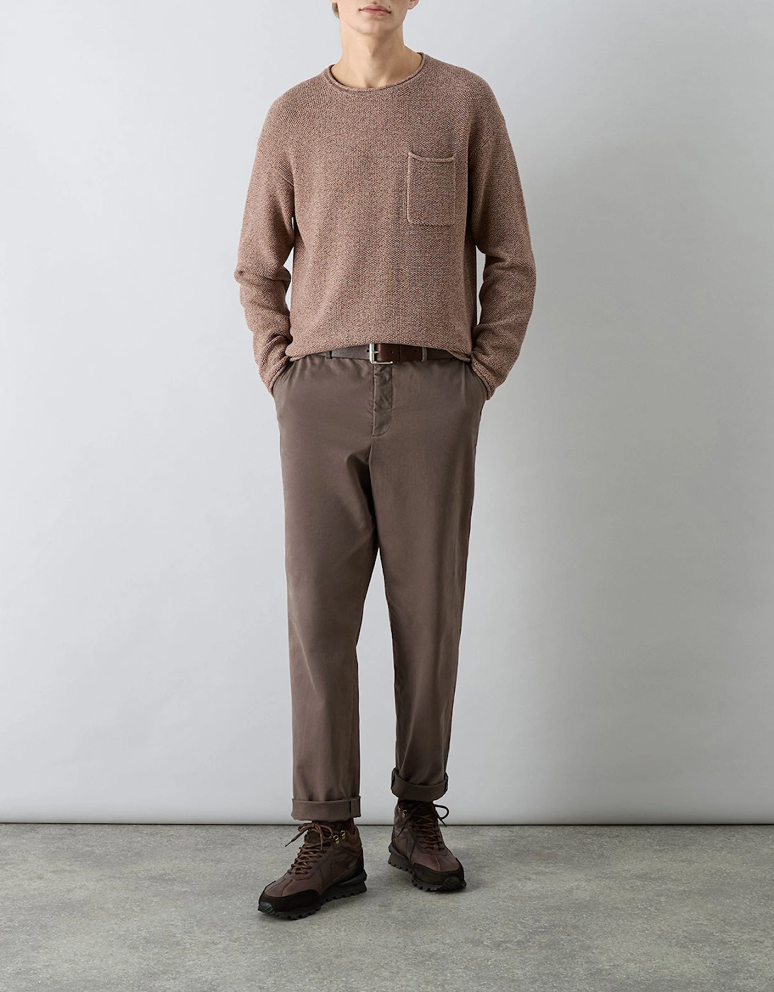Oliver Sweeney Knitted Cotton Crew Neck Jumper