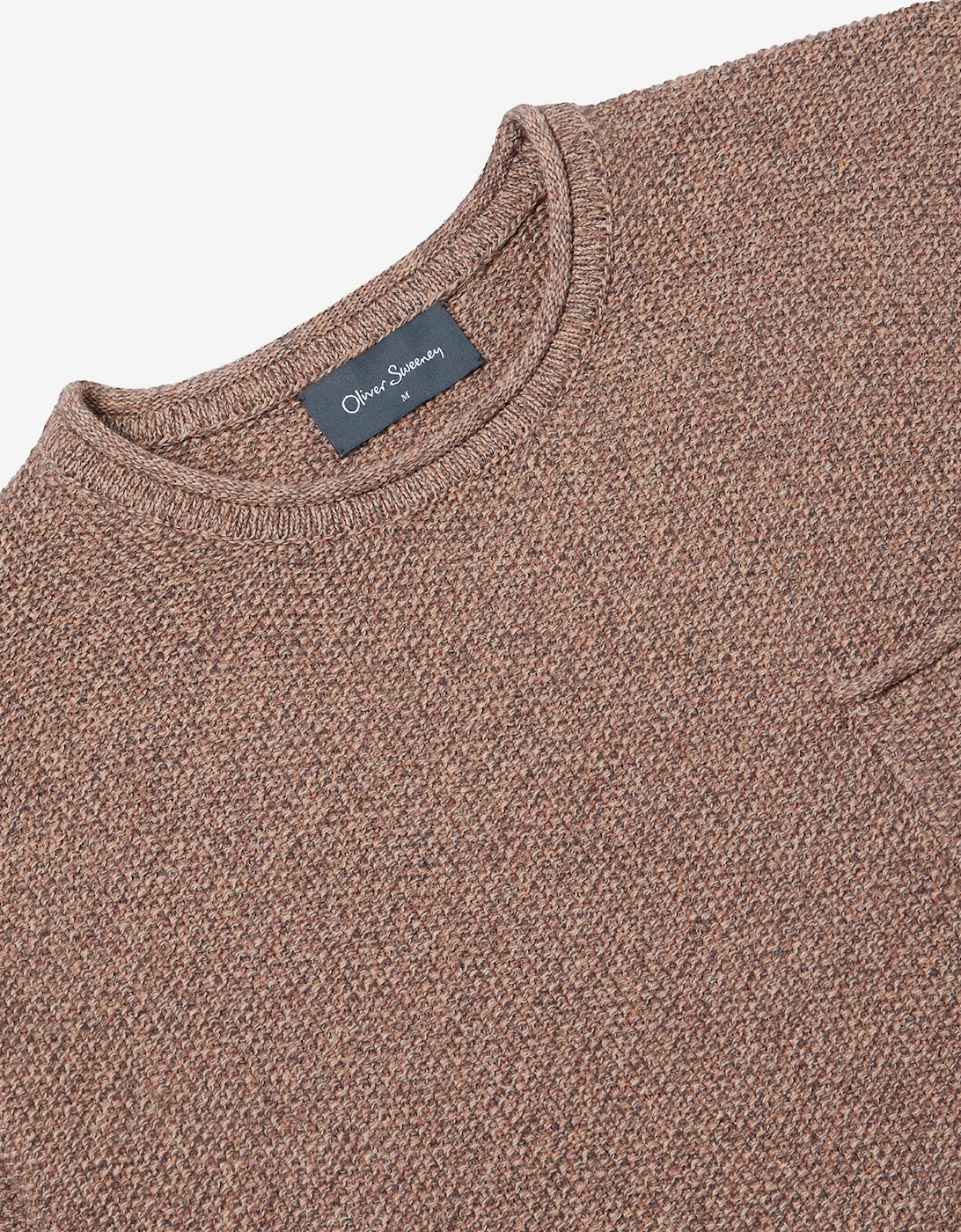 Oliver Sweeney Knitted Cotton Crew Neck Jumper