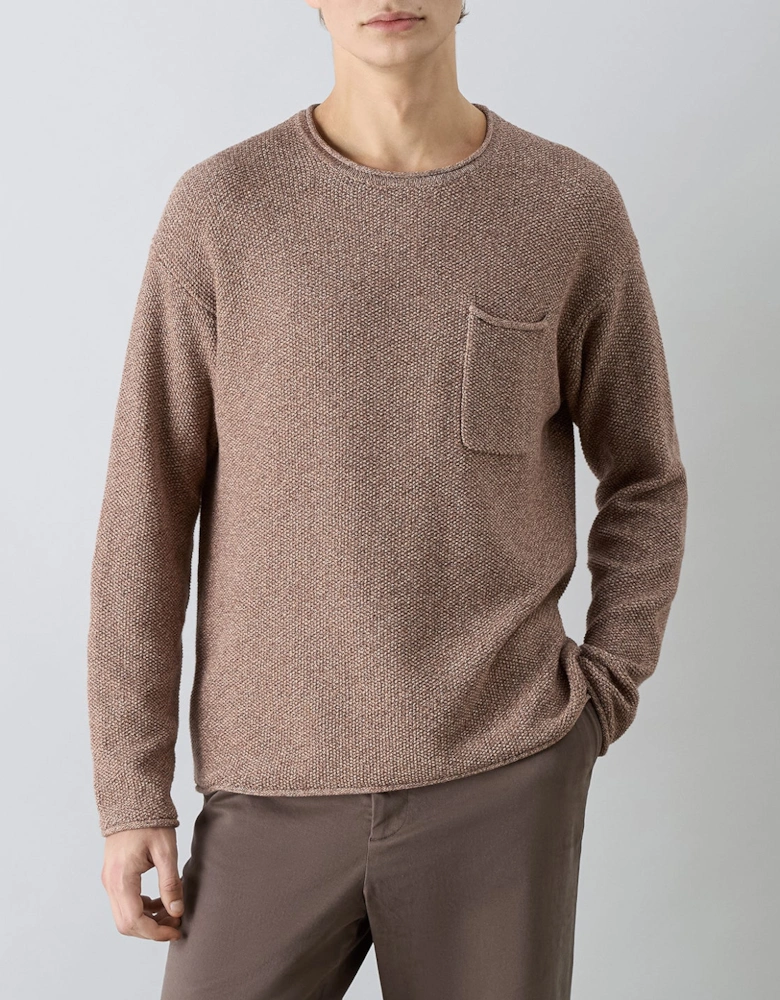 Oliver Sweeney Knitted Cotton Crew Neck Jumper