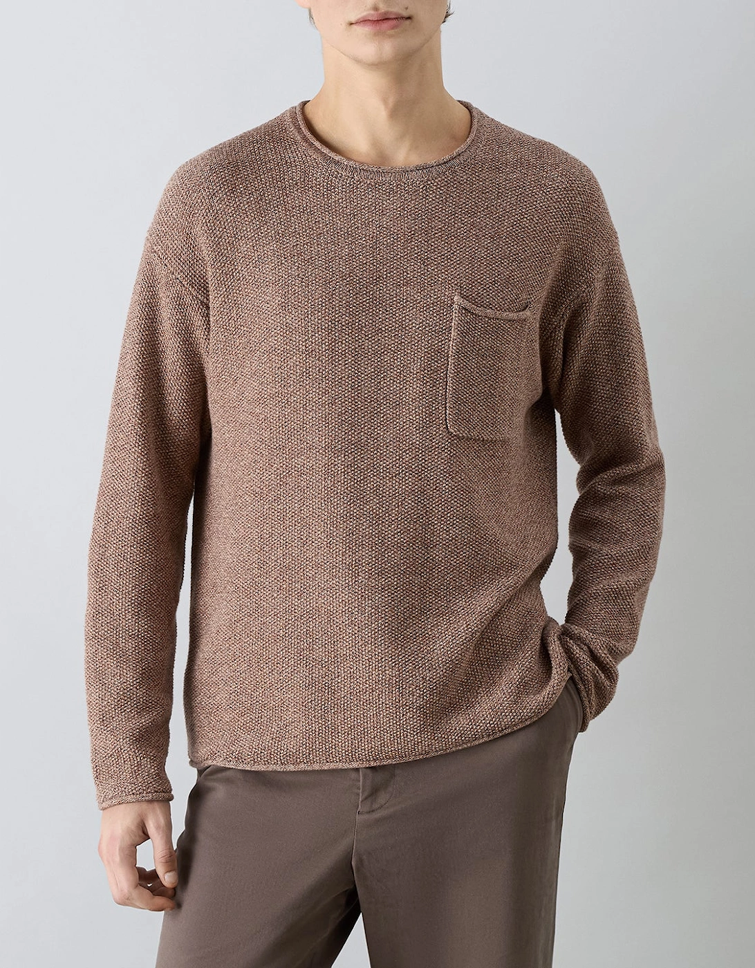 Oliver Sweeney Knitted Cotton Crew Neck Jumper