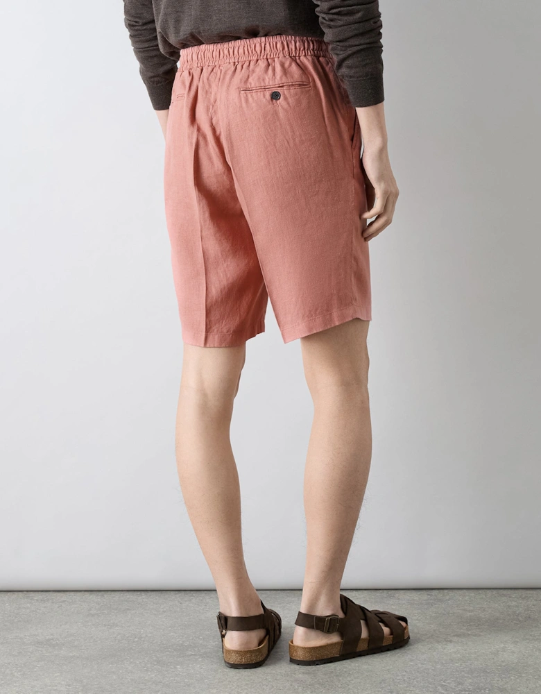 Oliver Sweeney Garment Dyed Linen Drawstring Shorts