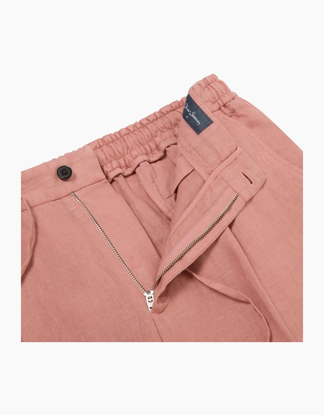 Oliver Sweeney Garment Dyed Linen Drawstring Shorts