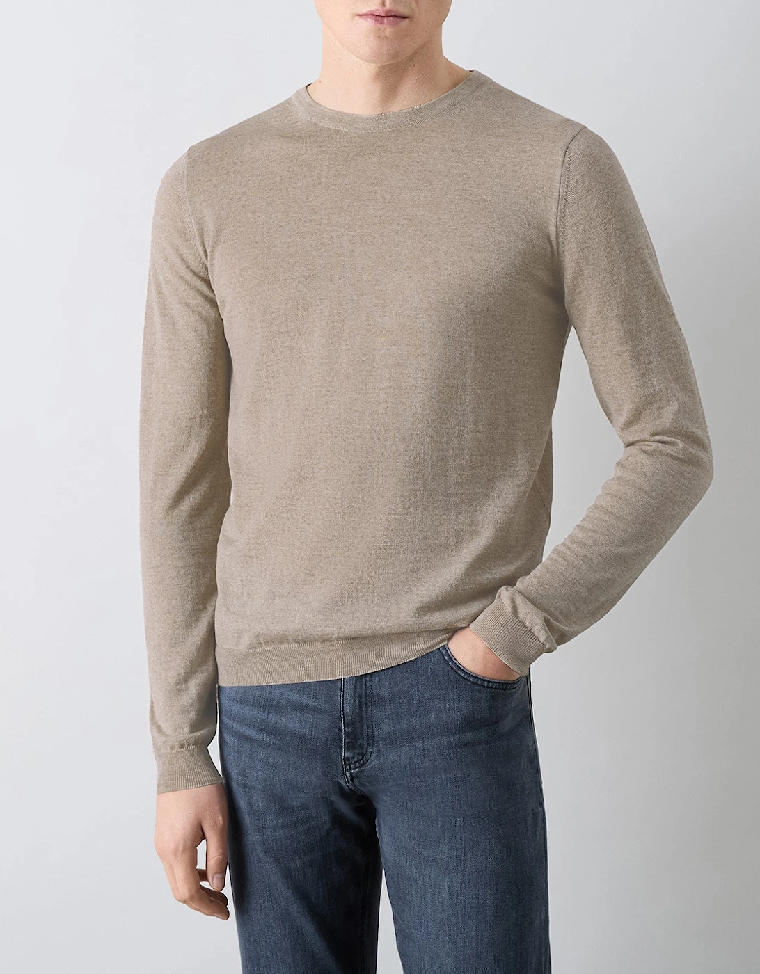 Oliver Sweeney Merino Wool Crew Neck Jumper