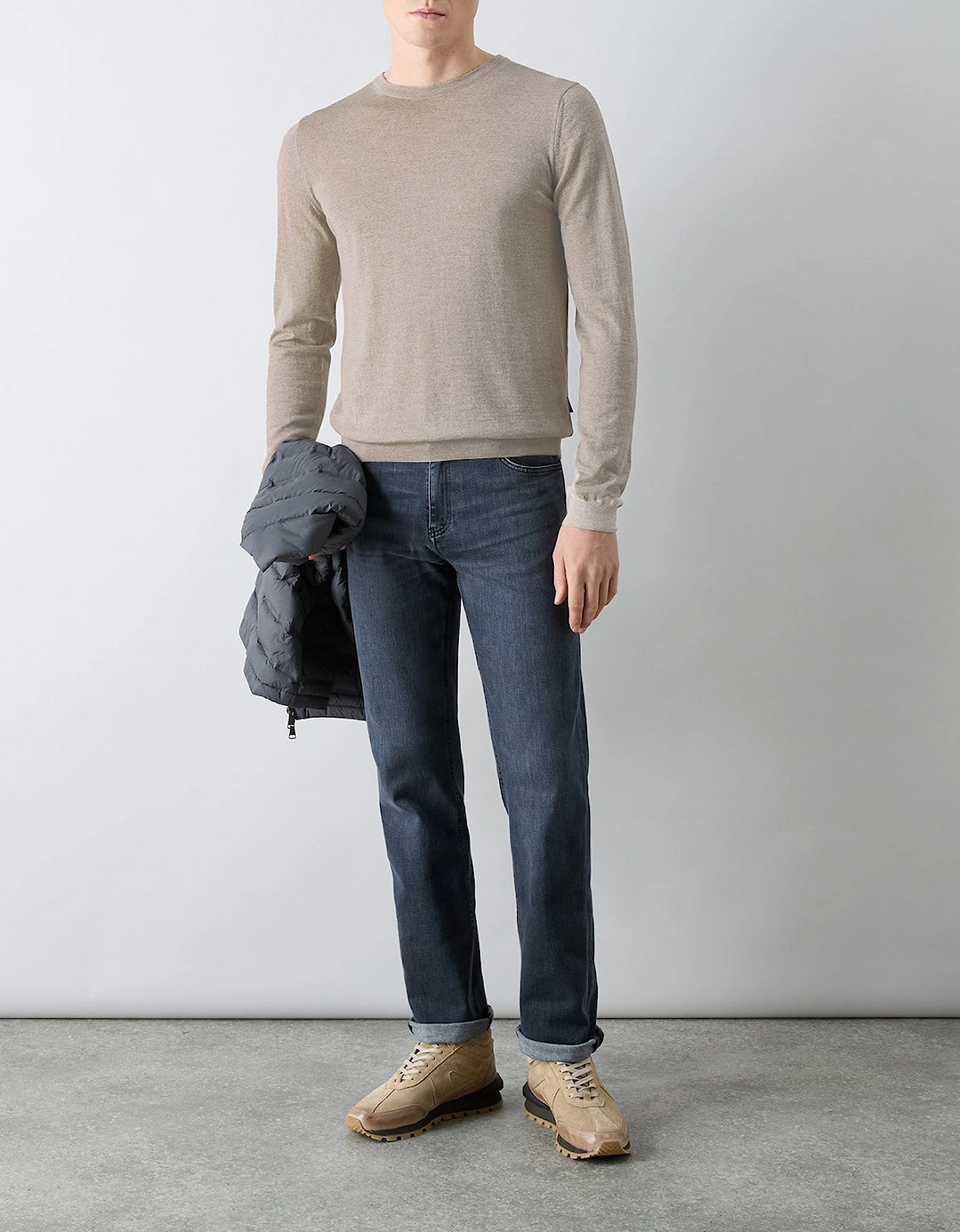 Oliver Sweeney Merino Wool Crew Neck Jumper