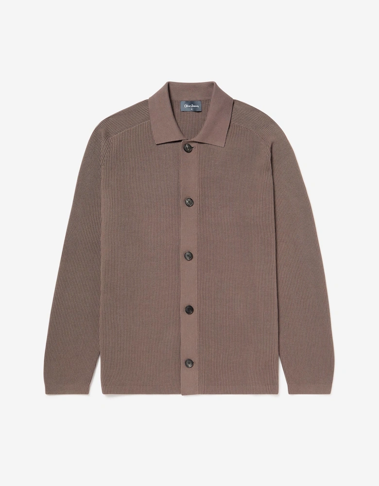 Oliver Sweeney Knitted Cotton Overshirt