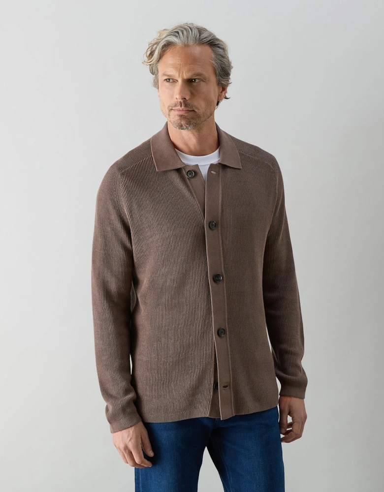 Oliver Sweeney Knitted Cotton Overshirt