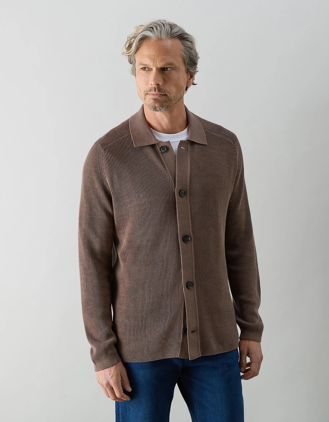 Oliver Sweeney Knitted Cotton Overshirt