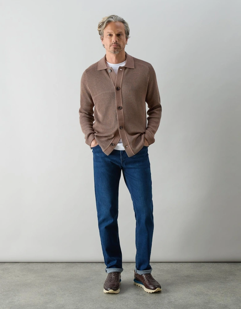 Oliver Sweeney Knitted Cotton Overshirt