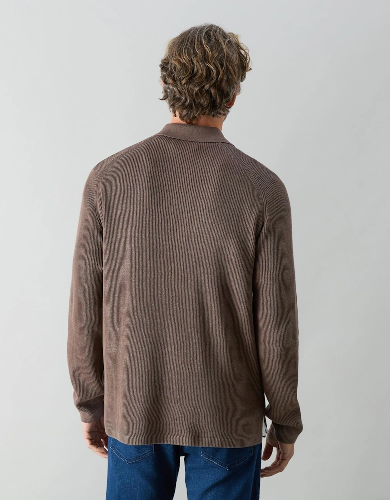 Oliver Sweeney Knitted Cotton Overshirt
