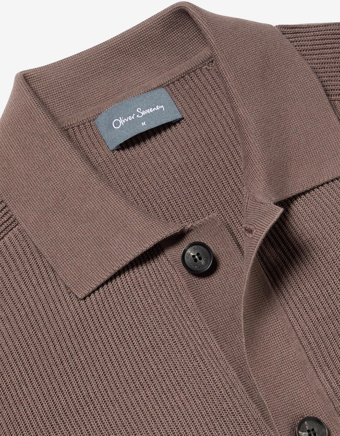 Oliver Sweeney Knitted Cotton Overshirt