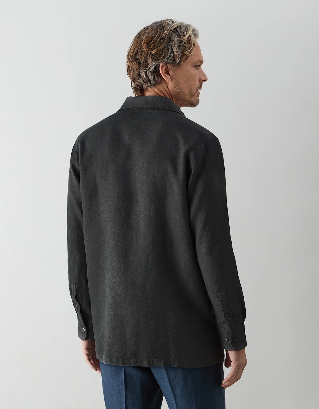 Oliver Sweeney Garment Dyed Linen Shirt