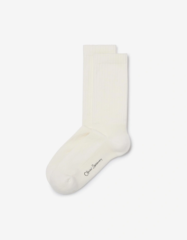 Oliver Sweeney Cotton Blend Ribbed Socks