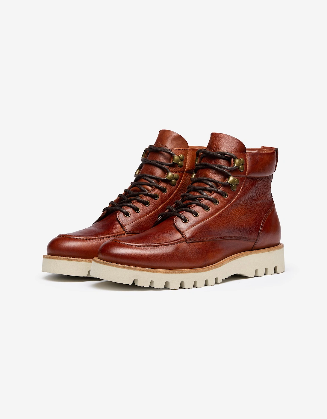 Oliver Sweeney Dip Dyed Calf Leather Moc Toe Boots