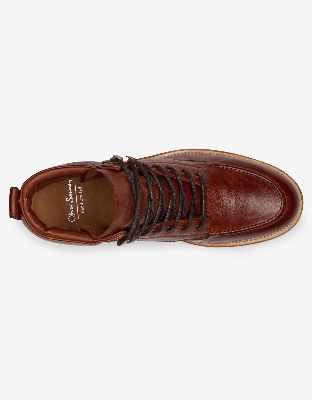 Oliver Sweeney Dip Dyed Calf Leather Moc Toe Boots
