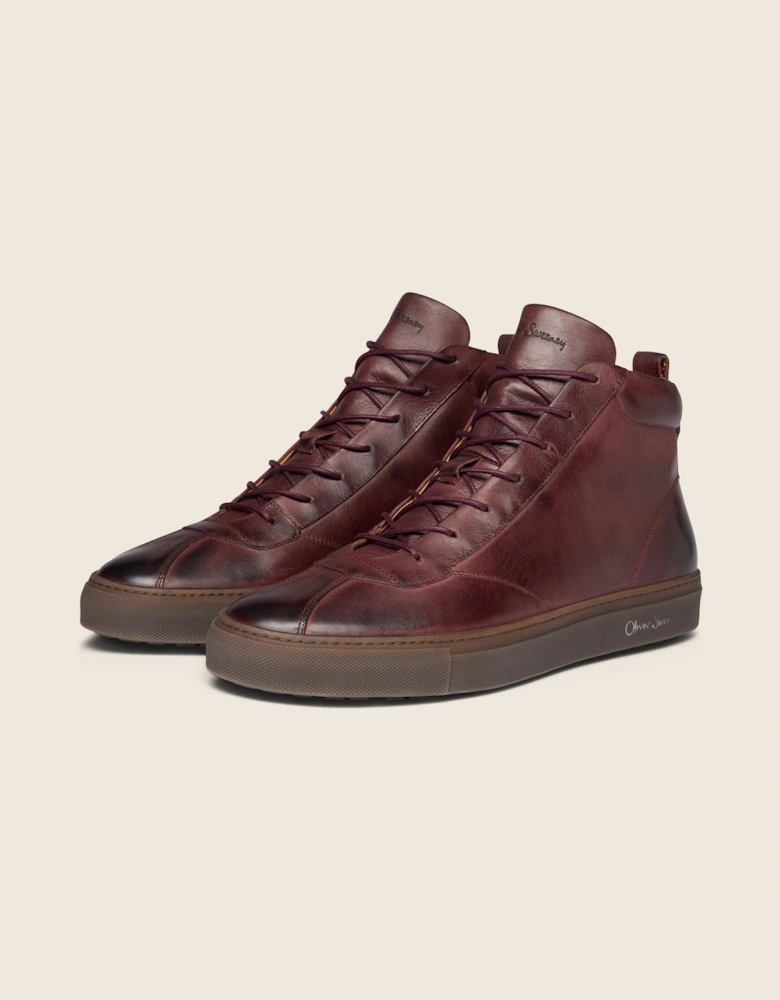 Oliver Sweeney Hand-Finished Calf Leather Retro Trainers