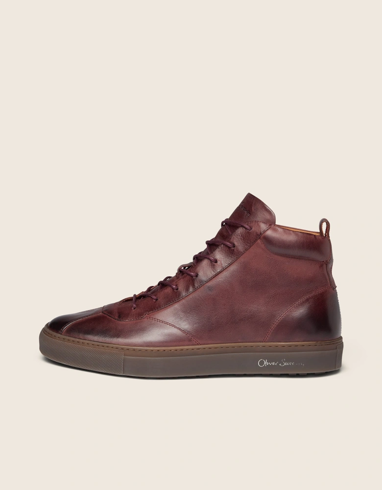 Oliver Sweeney Hand-Finished Calf Leather Retro Trainers