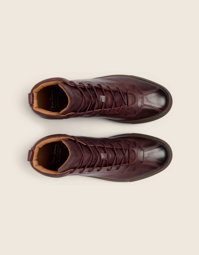 Oliver Sweeney Hand-Finished Calf Leather Retro Trainers
