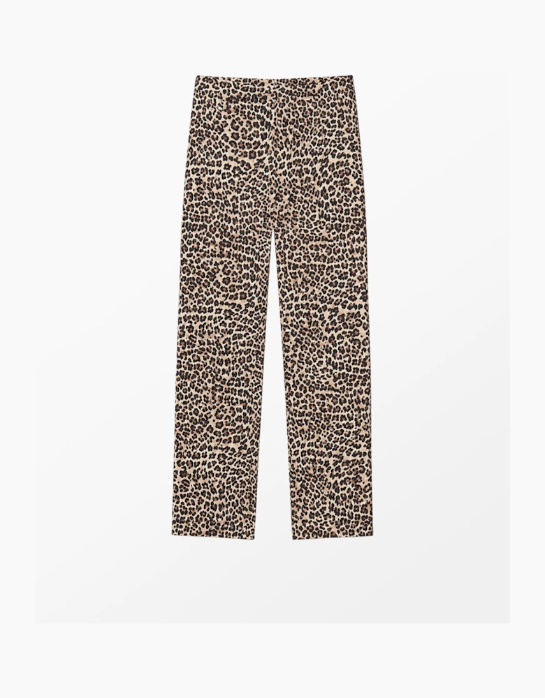 Leopard-Print 7/8 Capri