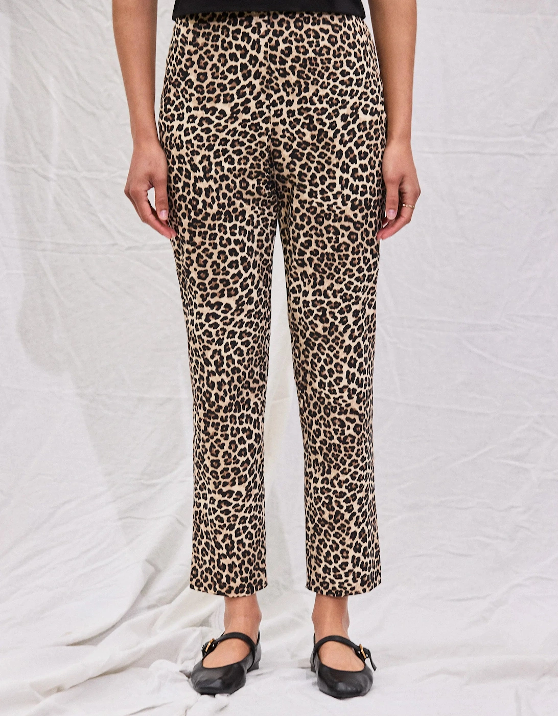 Leopard-Print 7/8 Capri