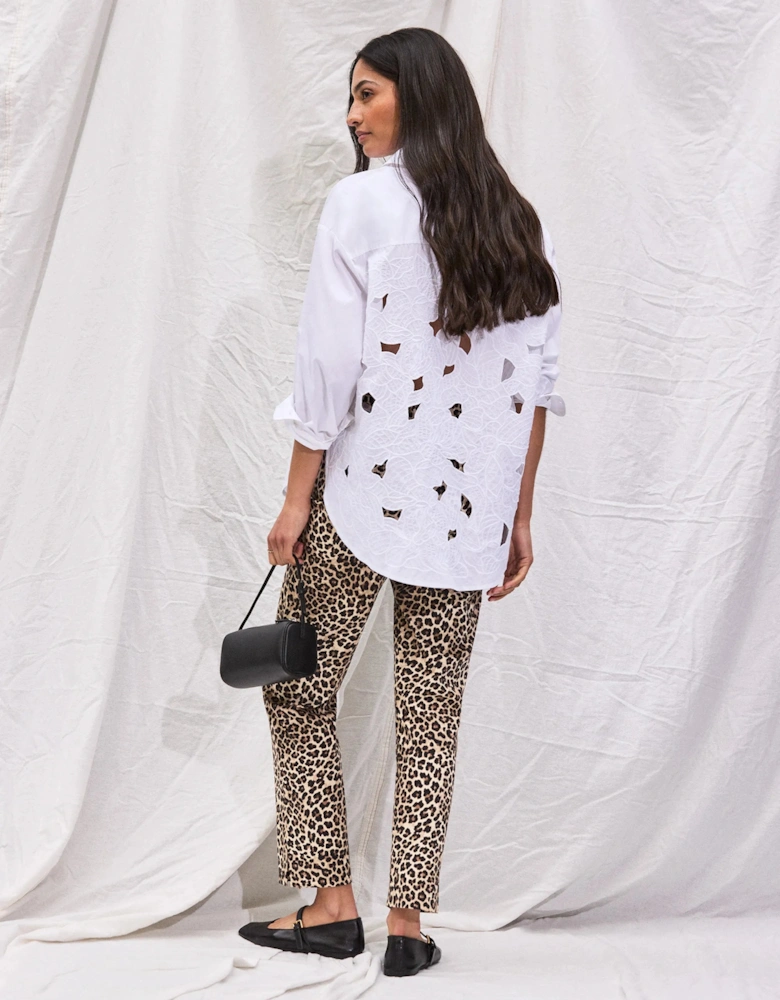 Leopard-Print 7/8 Capri
