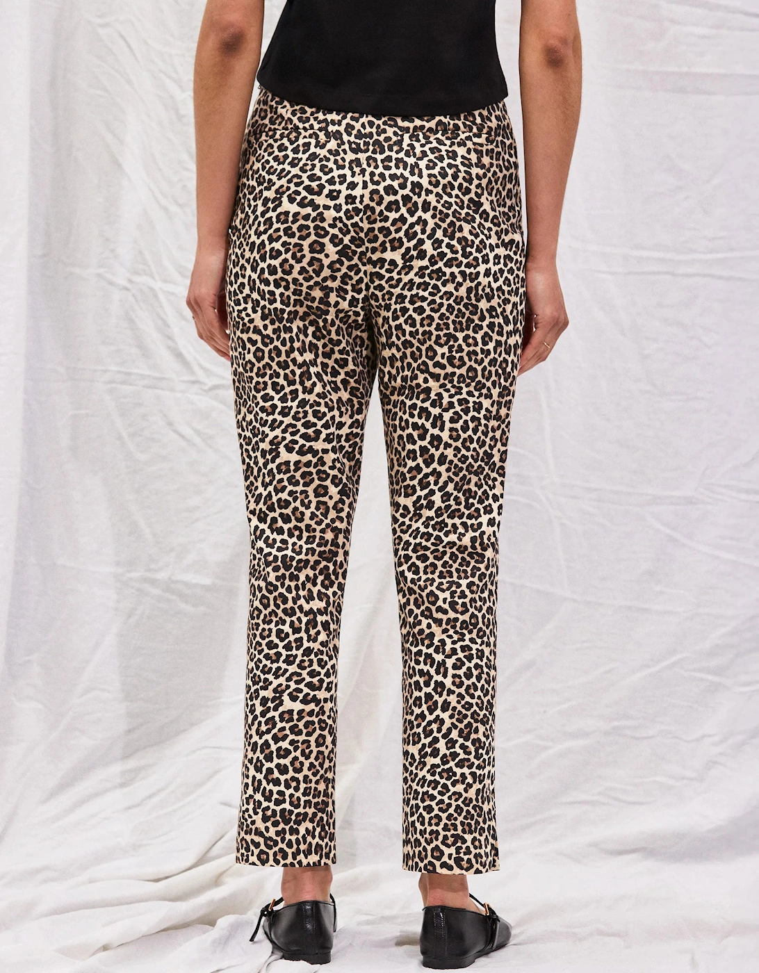 Leopard-Print 7/8 Capri