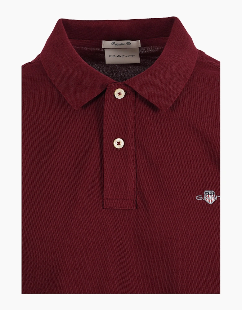 GANT CLASSIC REG POLO DEEP GRAPE WINE