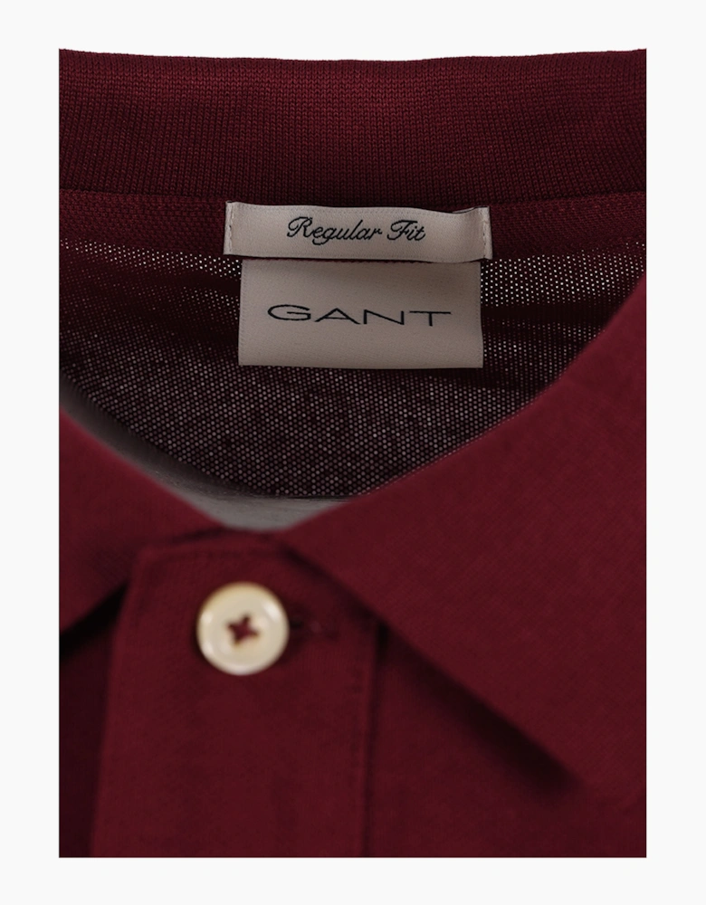 GANT CLASSIC REG POLO DEEP GRAPE WINE